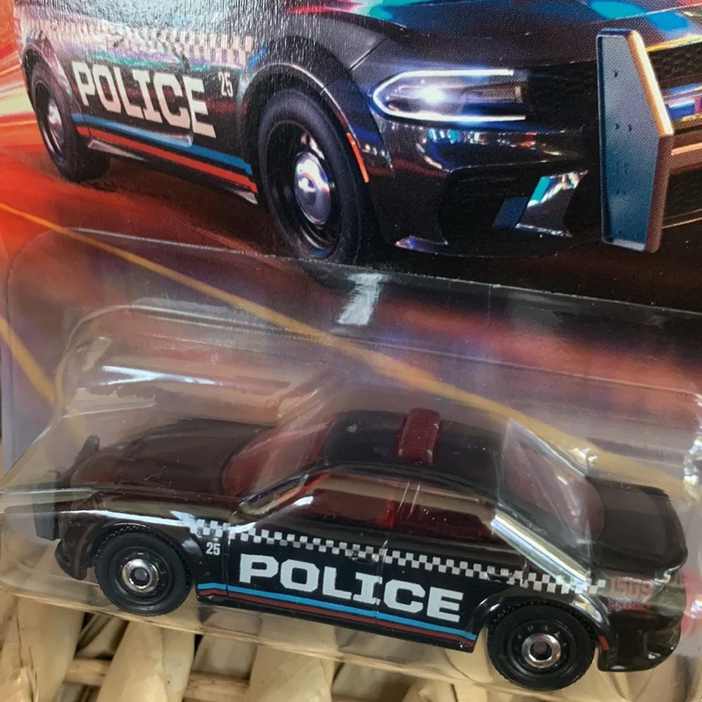 2023 Dodge Charger Pursuit Police Black Cop Car Matchbox Diecast MB1509 New 2025